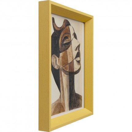 Schilderij  gemoderniseerde portretten (2/Set) Kare Design