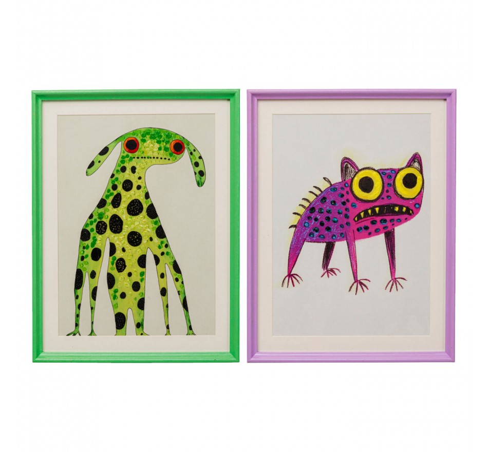 Schilderij fantasie huisdier (2/Set) Kare Design Schilderij fantasie huisdier (2/Set) Kare Design