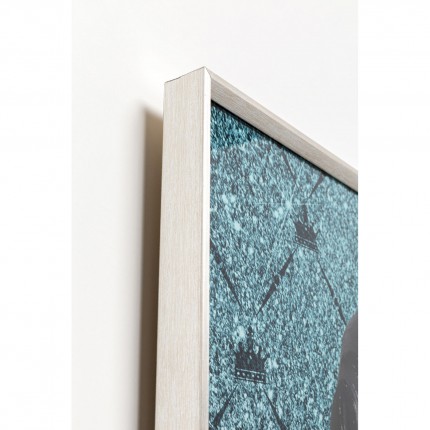 Framed Picture woman bubble 80x120cm Kare Design