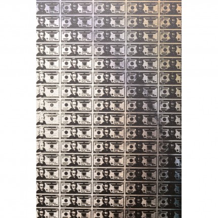 Schilderij man kaartjes 80x120cm Kare Design