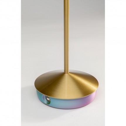 Table Lamp Swirl Sunrise gold Kare Design