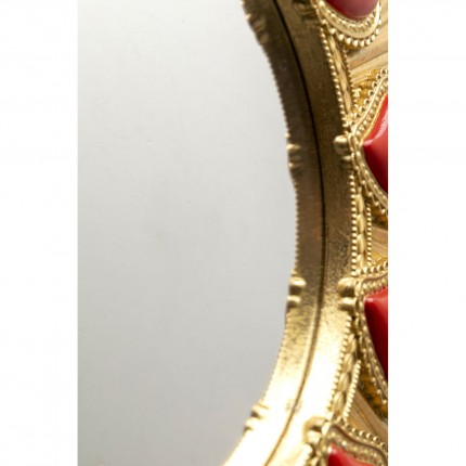 Wall Mirror flaming hearts Ø38cm Kare Design