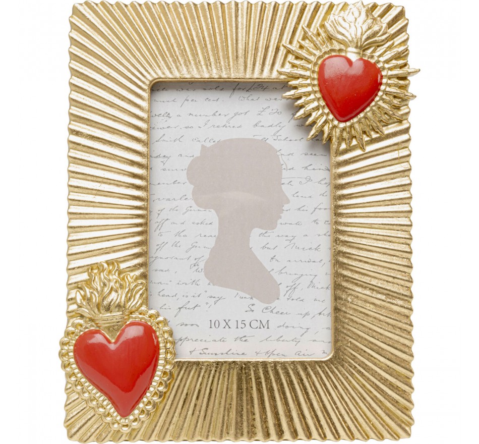 Fotolistj brandend hart 18x23cm Kare Design Fotolistj brandend hart 18x23cm Kare Design