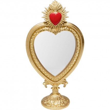Tafelspiegel brandend hart 30cm Kare Design