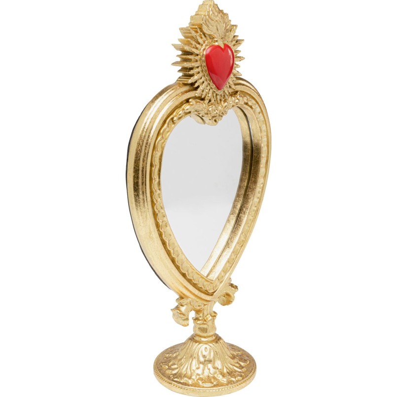 Miroir à poser Flaming Heart 31cm