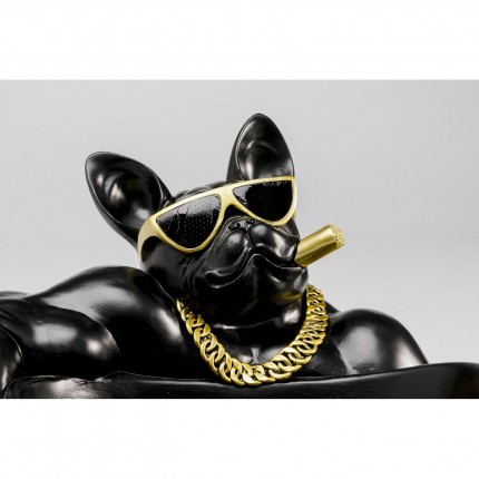 Serveerschaal  gangsterhond zwart Kare Design