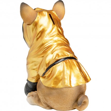Spaarpot  boksende hond 26cm Kare Design