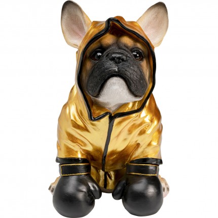 Spaarpot  boksende hond 26cm Kare Design