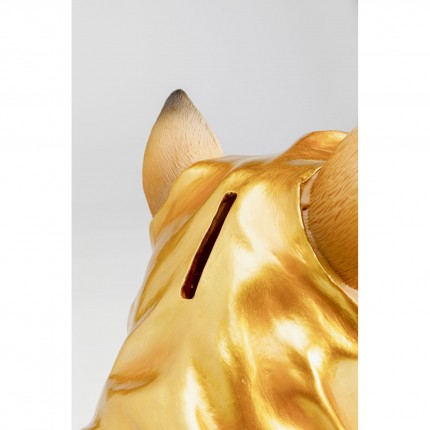 Spaarpot  boksende hond 26cm Kare Design