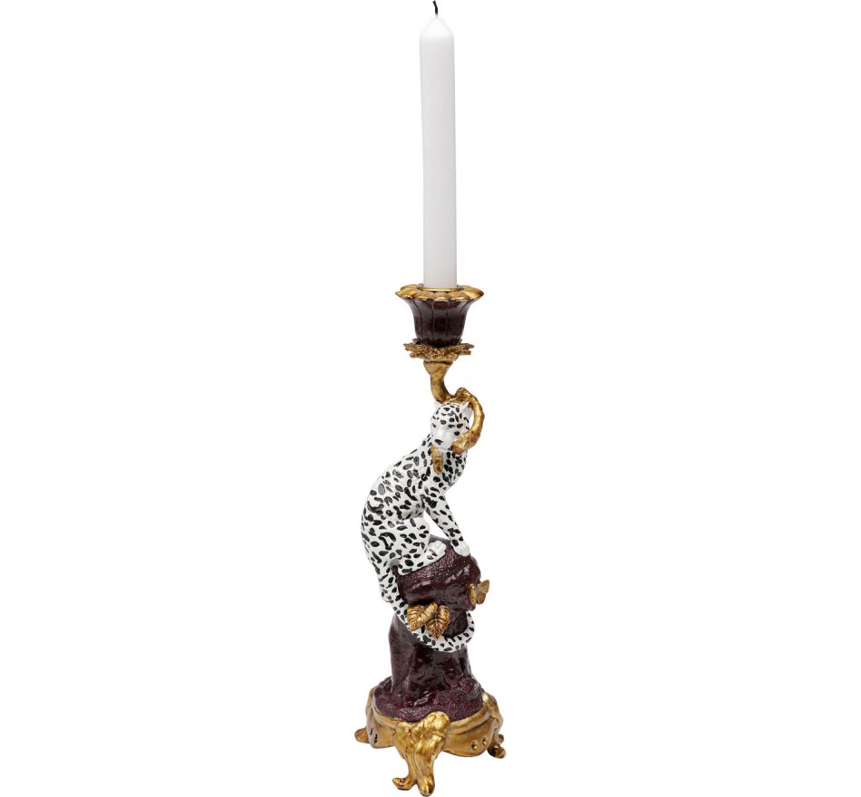 Candler Holder leopard 33cm Kare Design Candler Holder leopard 33cm Kare Design