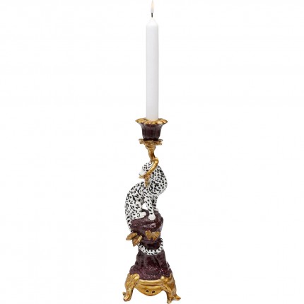 Candler Holder leopard 33cm Kare Design