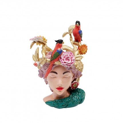 Vase exotic woman 35cm Kare Design