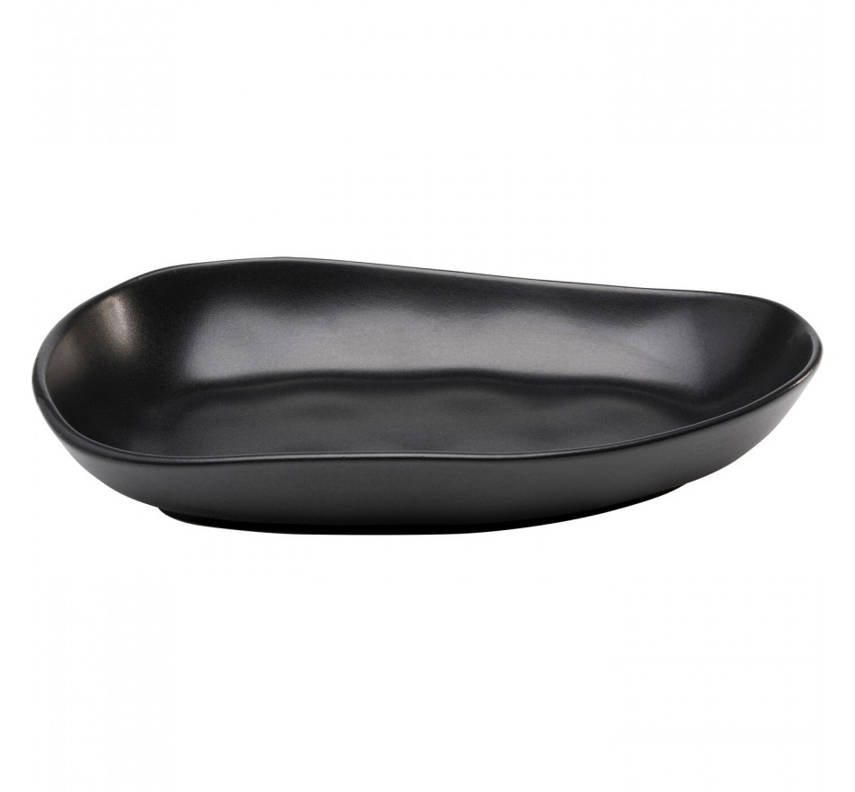 Plates Organic 25cm black (4/set) Kare Design Plates Organic 25cm black (4/set) Kare Design