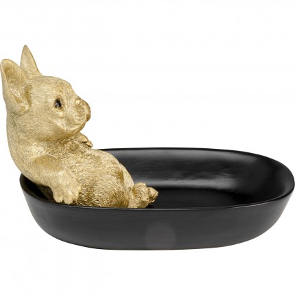 Serveerschaal badende buldog 20cm Kare Design