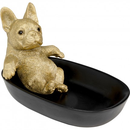 Serveerschaal badende buldog 20cm Kare Design