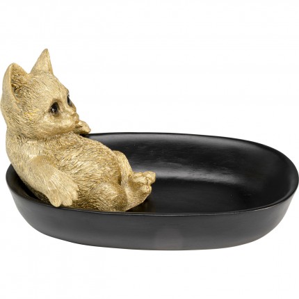 Serveerschaal badende kat 20cm Kare Design