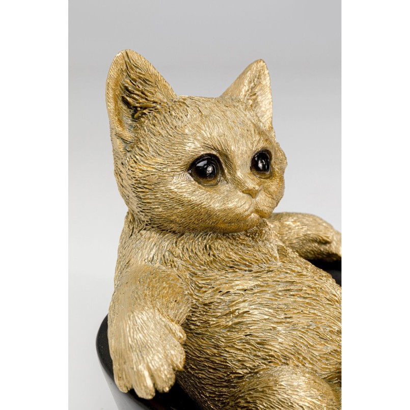 Coupe décorative Bathing Cat 20cm