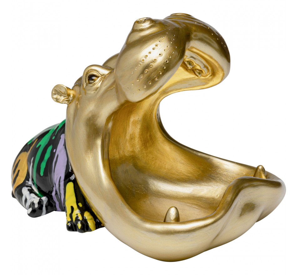 Bowl hippopotamus paint pouring Kare Design Bowl hippopotamus paint pouring Kare Design