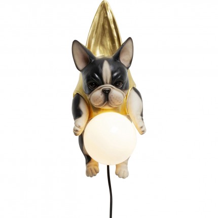 Wandlamp held hond 44cm Kare Design