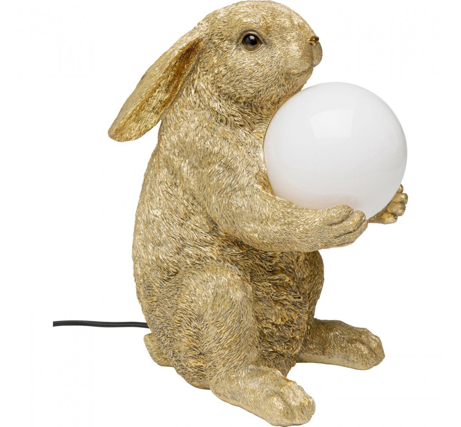 Table Lamp sitting rabbit gold Kare Design Table Lamp sitting rabbit gold Kare Design