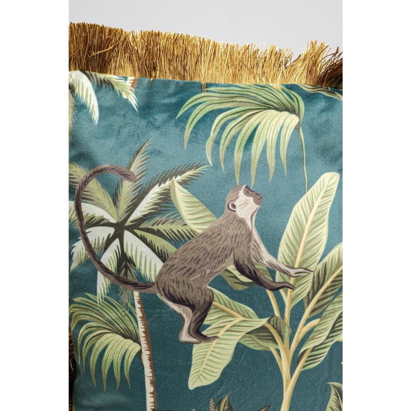 Cushion Fringe Jungle Fever 55x55cm Kare Design