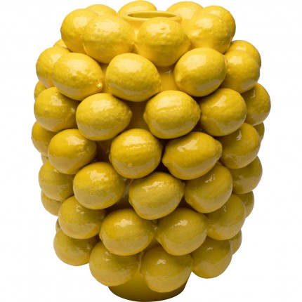 Vase lemons yellow 40cm Kare Design