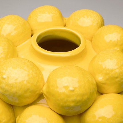 Vase lemons yellow 40cm Kare Design
