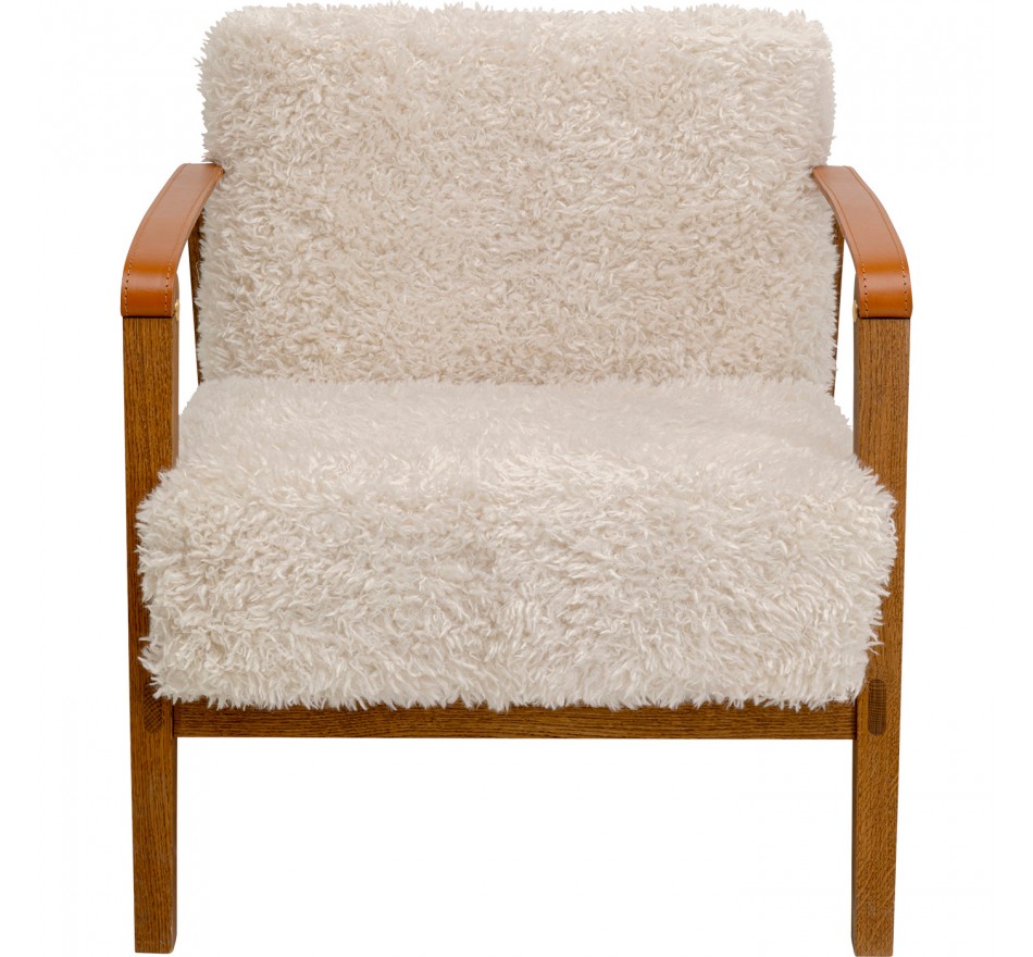 Fauteuil Simon creme Kare Design Fauteuil Simon creme Kare Design
