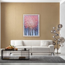 Schilderij bloeiende laan 100x150cm Kare Design