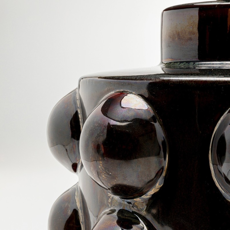 Bruine porseleinen lamp - Calamaro - Kare Design