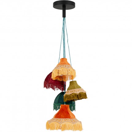 Pendant Lamp Saloon Fringes 5 Kare Design