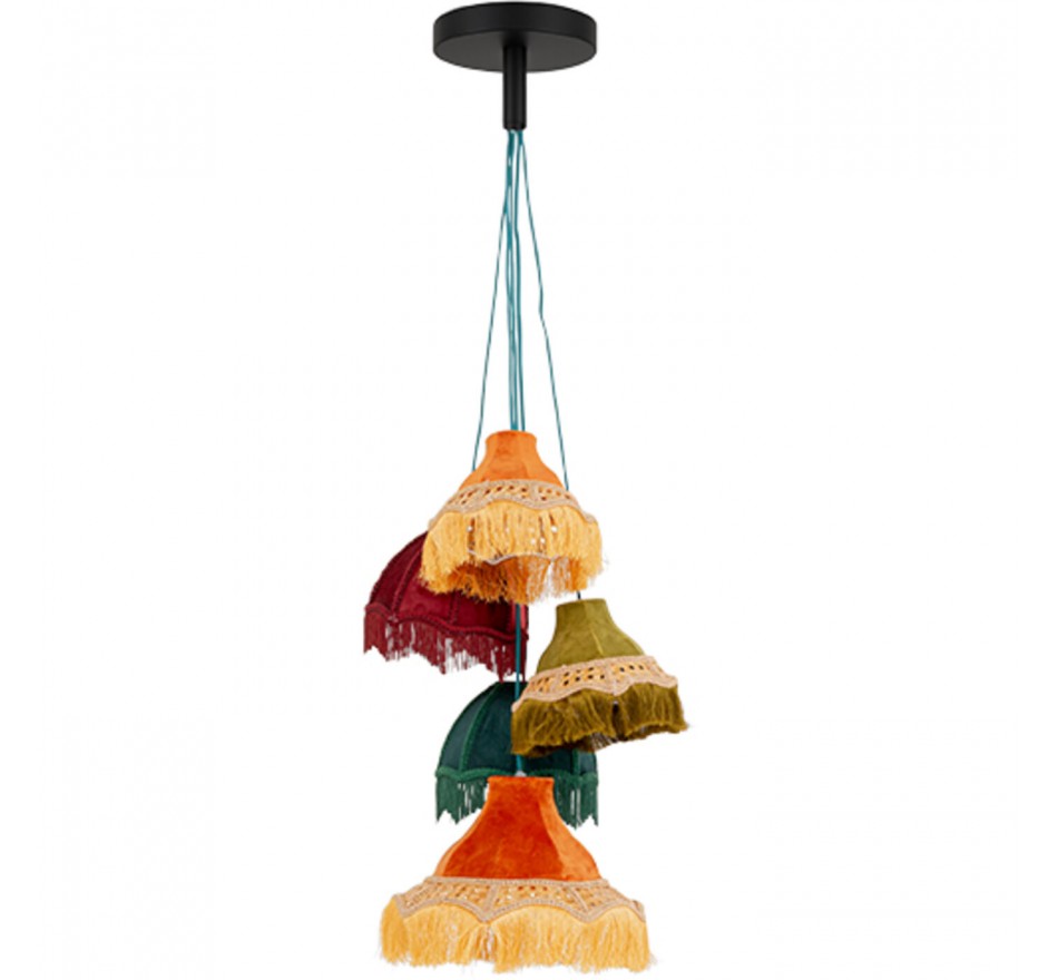 Pendant Lamp Saloon Fringes 5 Kare Design Pendant Lamp Saloon Fringes 5 Kare Design