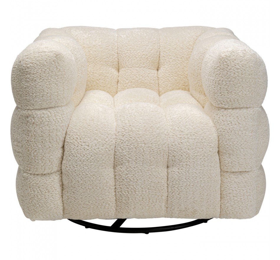 Draaifauteuil Armand creme Kare Design Draaifauteuil Armand creme Kare Design