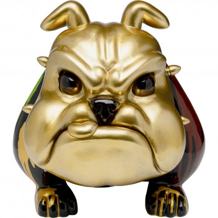 Woonaccessoires goud hond woest verfdruppels XL Kare Design
