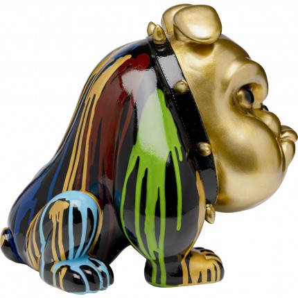 Woonaccessoires hondenverf gieten 67cm goud Kare Design