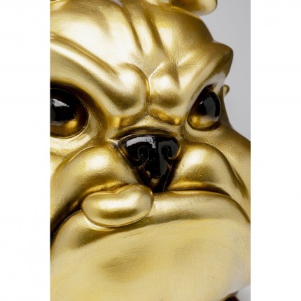Woonaccessoires hondenverf gieten 67cm goud Kare Design