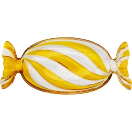 Coupe décorative Candy jaune 35cm