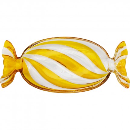 Serveerschaal Candy 35cm geel Kare Design
