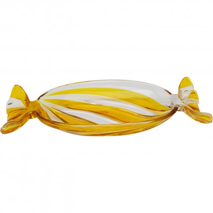 Serveerschaal Candy 35cm geel Kare Design
