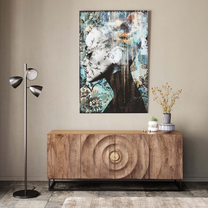 Wandfoto Lady Flower 100x150cm Kare Design