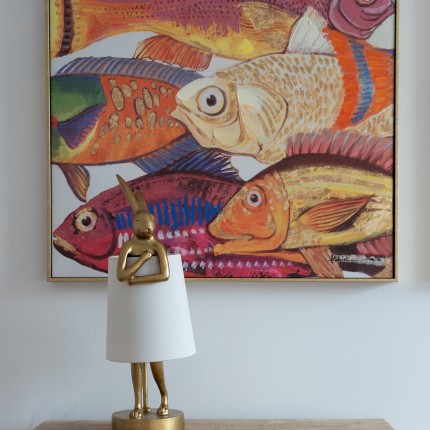 Schilderij Fish Meeting One 100x70cm Kare Design