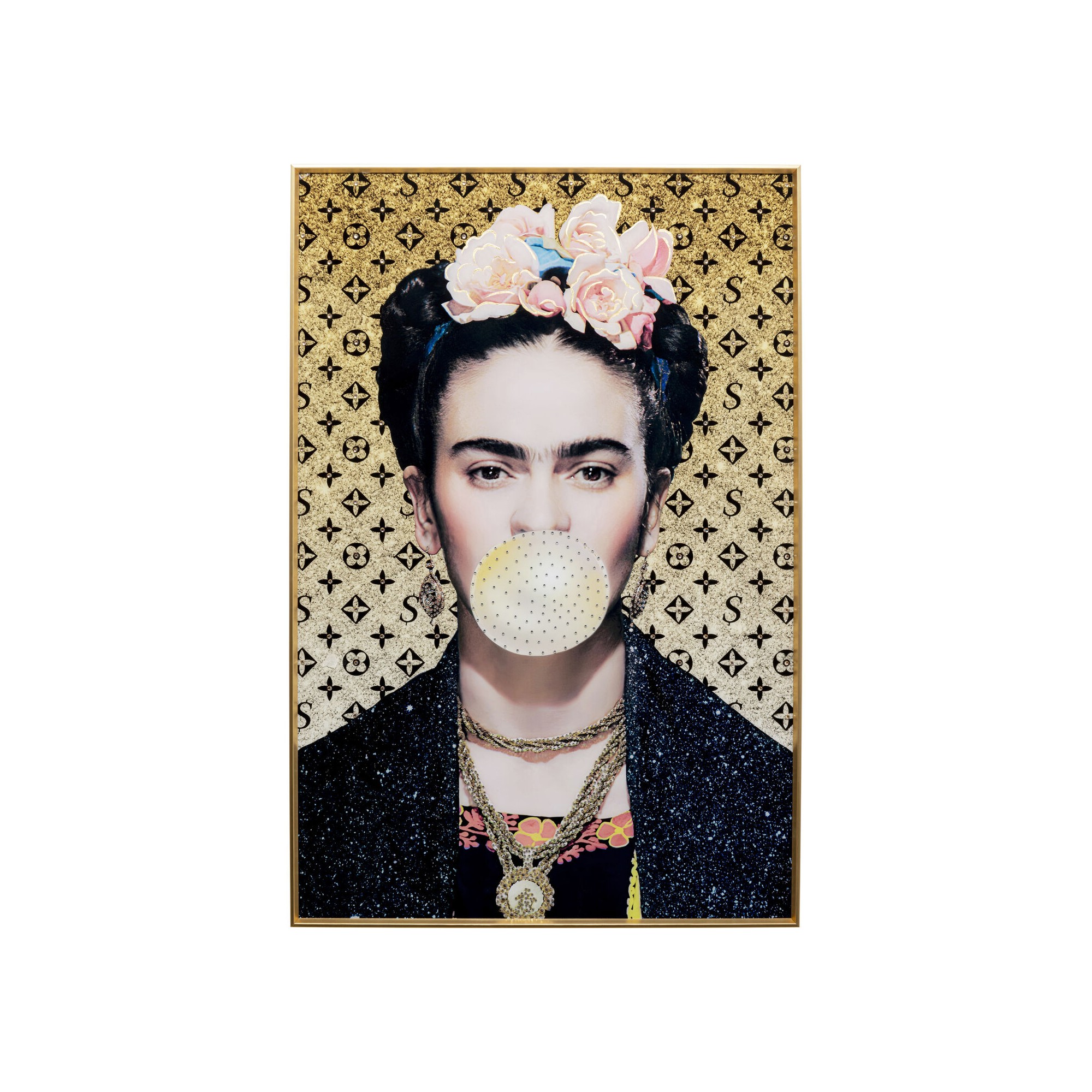 Framed Picture artist chewing-gum 80x120cm Kare Design