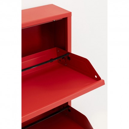 Shoe Container Caruso red 3 drawers Kare Design