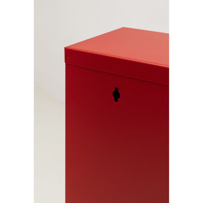 Schoenenkast Caruso rood 3 laden Kare Design