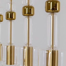 Gold-plated glass suspension - Candy Bar - Kare Design