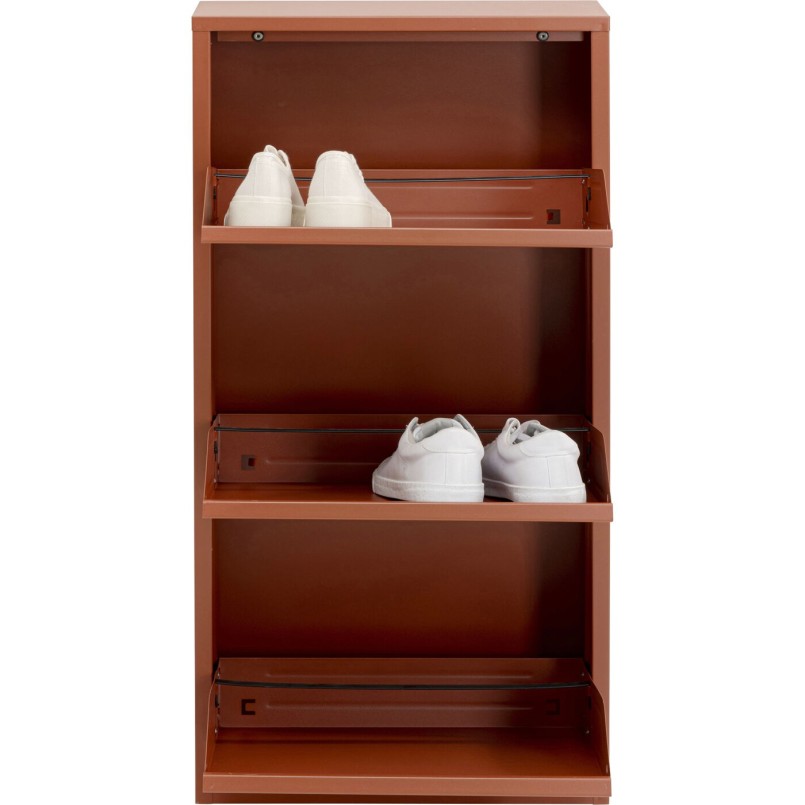 Shoe Container Caruso brown 3 drawers Kare Design
