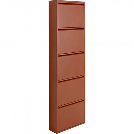 Schoenenkast Caruso bruin 5 laden Kare Design