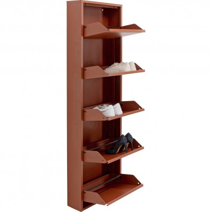 Schoenenkast Caruso bruin 5 laden Kare Design