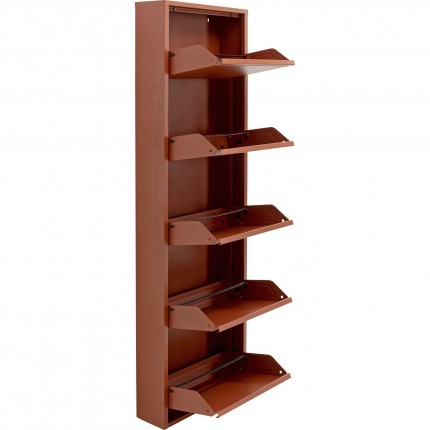 Schoenenkast Caruso bruin 5 laden Kare Design