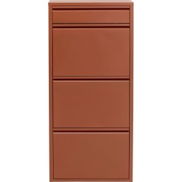 Schoenenkast Caruso bruin 3+1 laden Kare Design